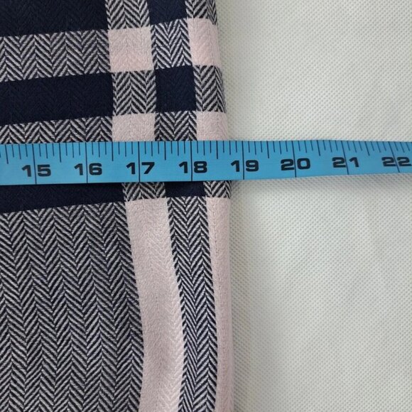 BURBERRY Classic Nova Check Pashmina Knit Cashmere Fringe Multicolor SHAWL - Picture 8 of 8